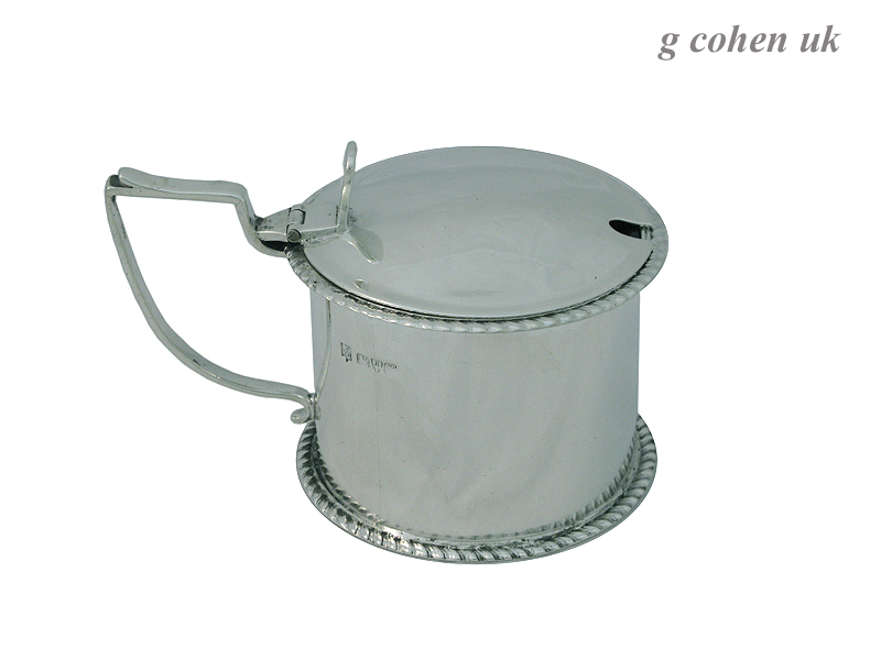 Sterling Silver Mustard Pot 1908